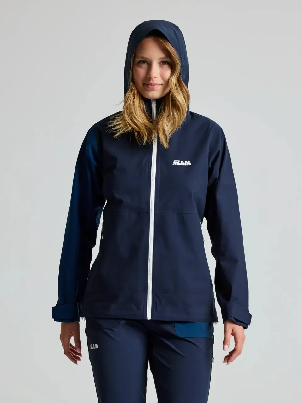 Slam One Design OD WS Hooded Jacket jakke mørk marineblå vanntett