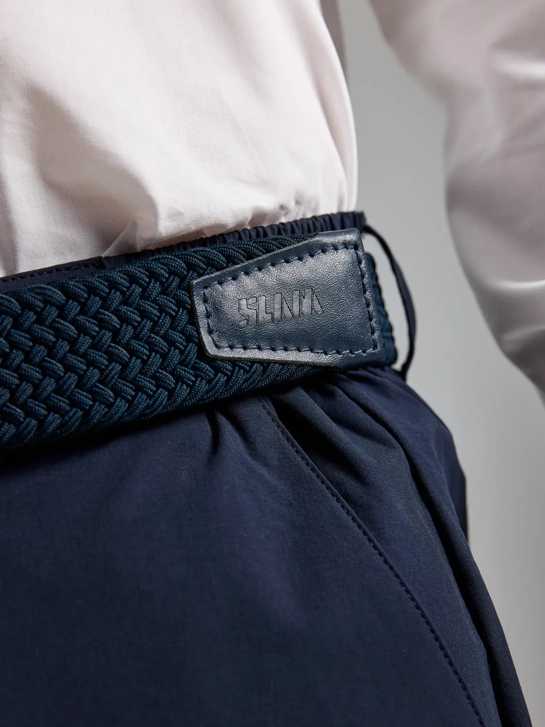 Slam Deck Belt belte mørk marineblå elastisk vevd