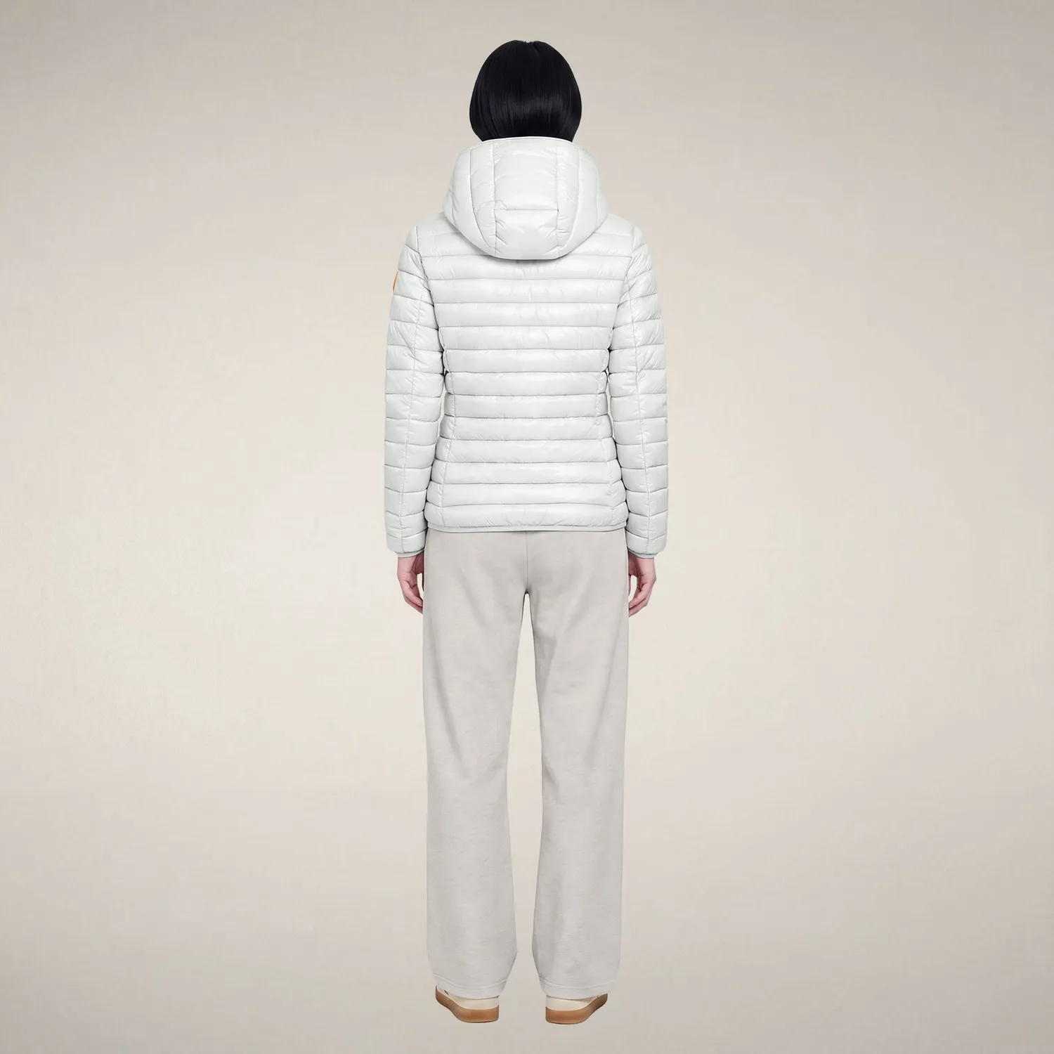 Save The Duck Icons Daisy boblejakke dame offwhite lett