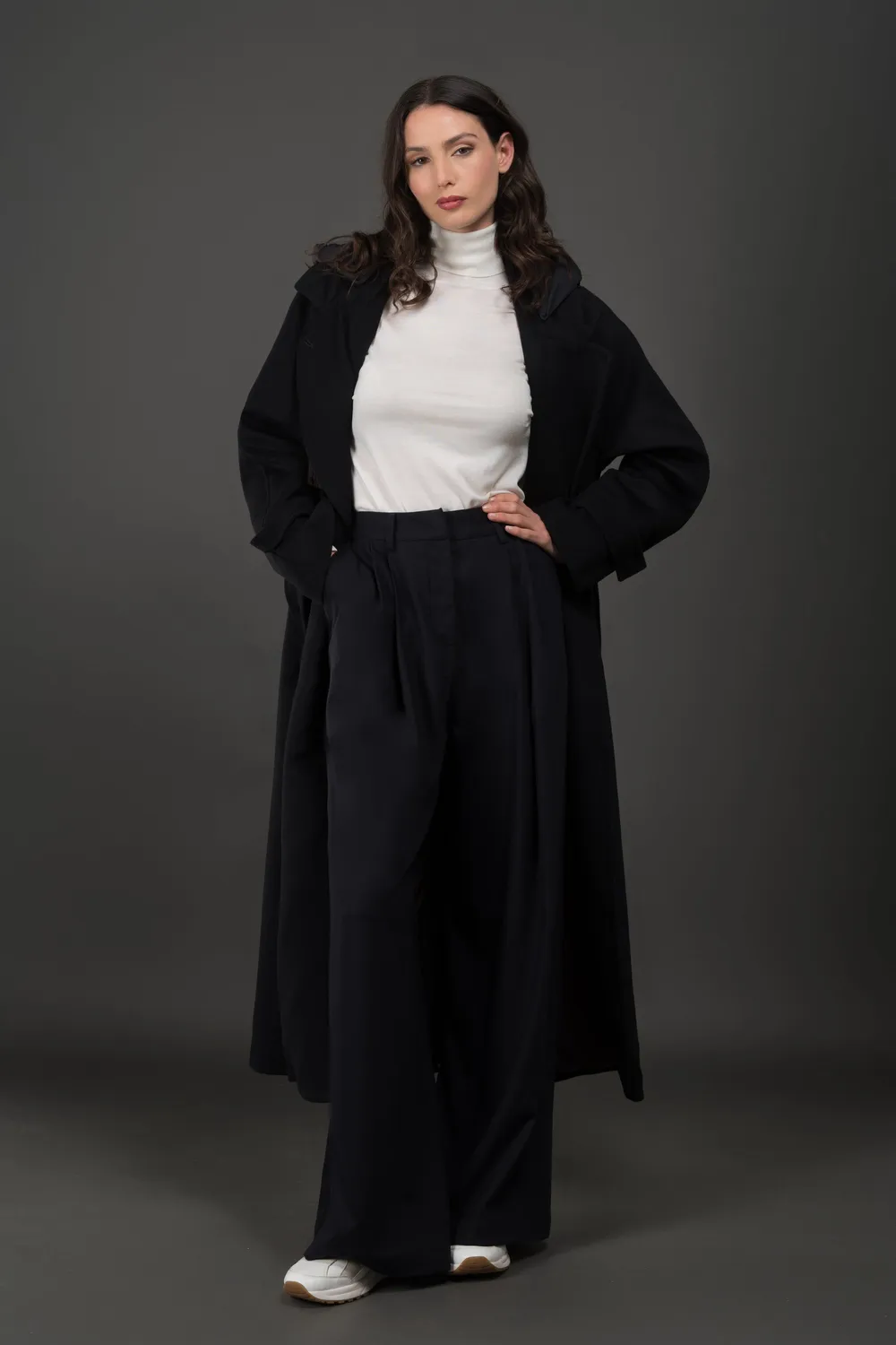 Moorer RUMY-FSR bukse Antrasitt ull cashmere