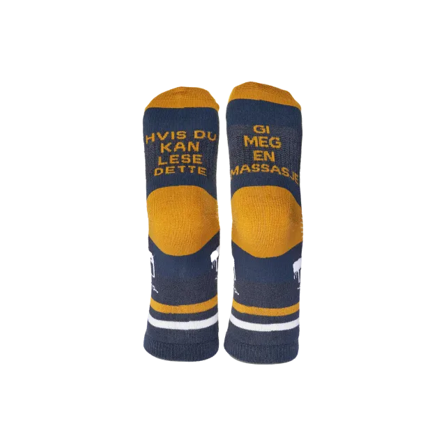 House of Hygge Merinoull Sock Massasje ullsokk Navy
