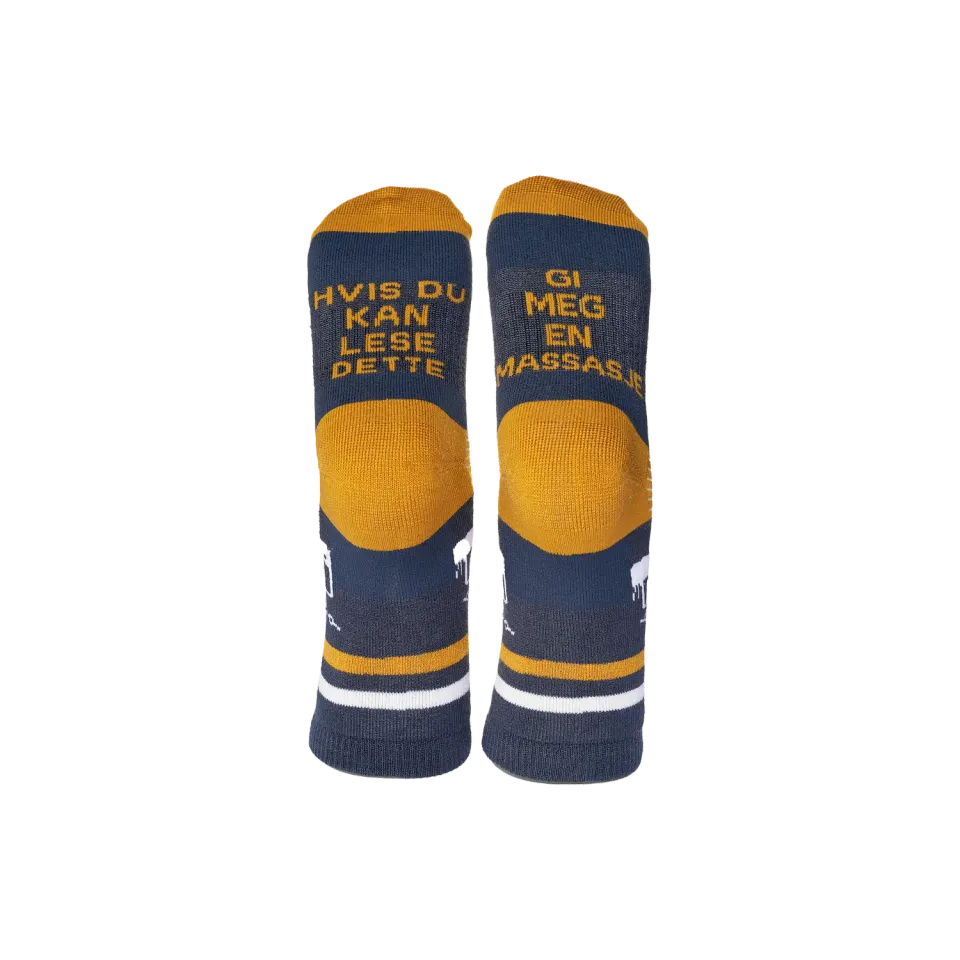 House of Hygge Merinoull Sock Massasje ullsokk Navy