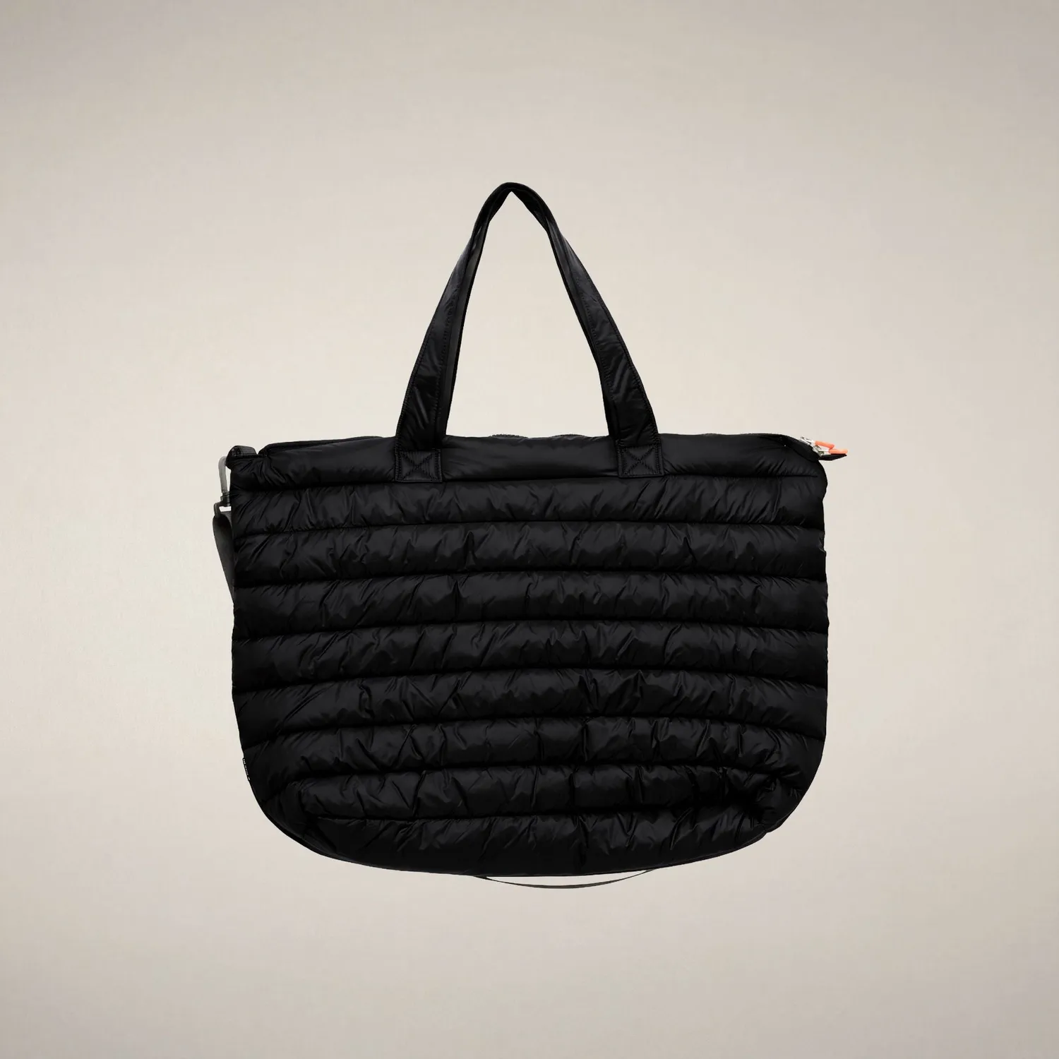 Save The Duck Angus polstret shopper svart med avtakbar skulderrem