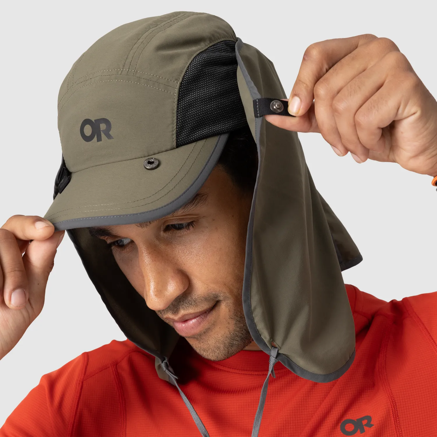 Outdoor Research Sun Runner Cap solcaps Ranger Green UPF 40