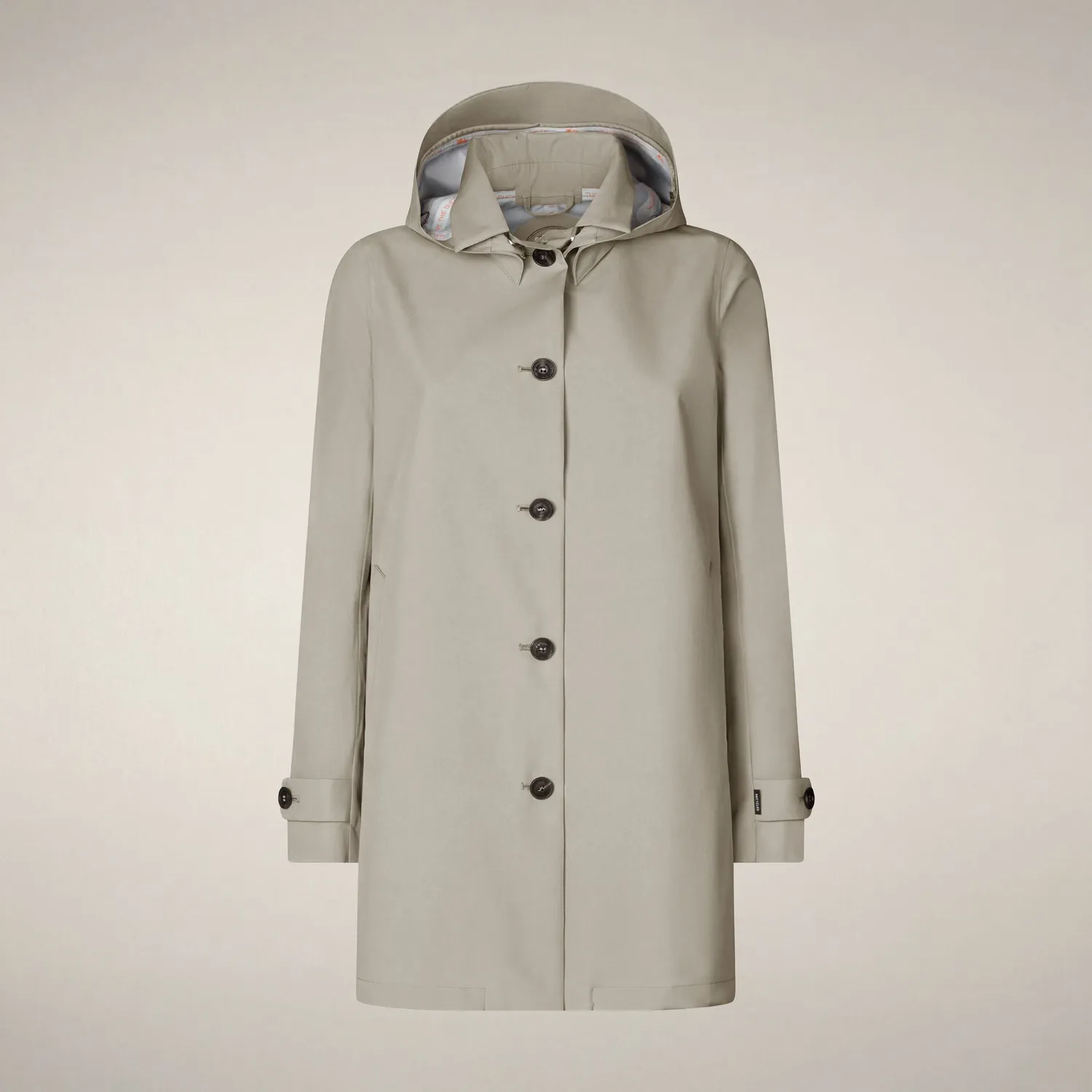 Save The Duck Rain April regnkåpe dame Rainy Beige