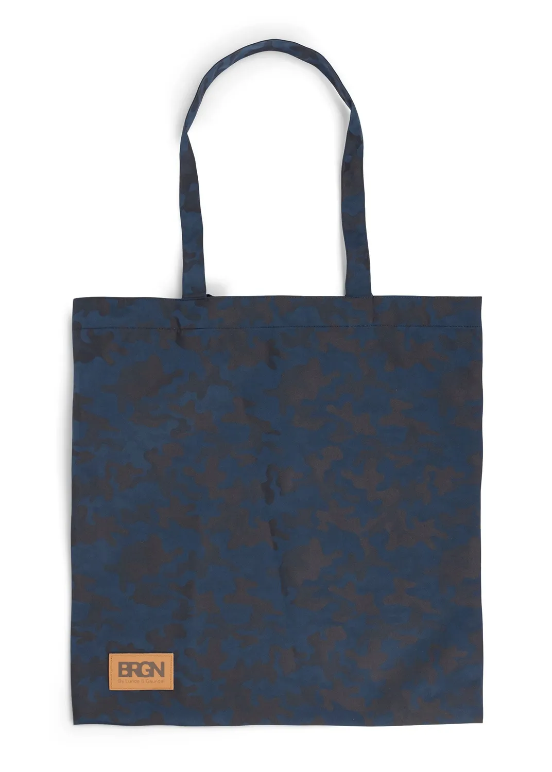 Brgn Tote Bag handlenett Blue Tweed, vanntett