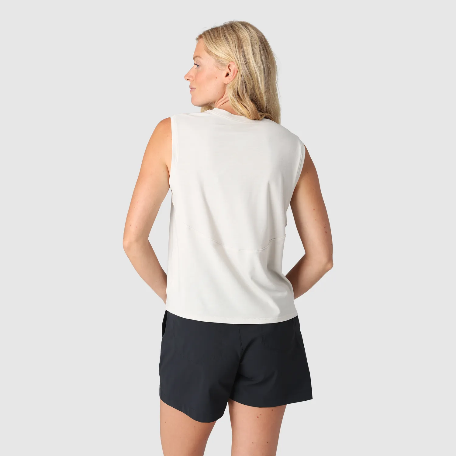 Outdoor Research Eclipse Sun Tank singlet dame Oyster UPF 50+