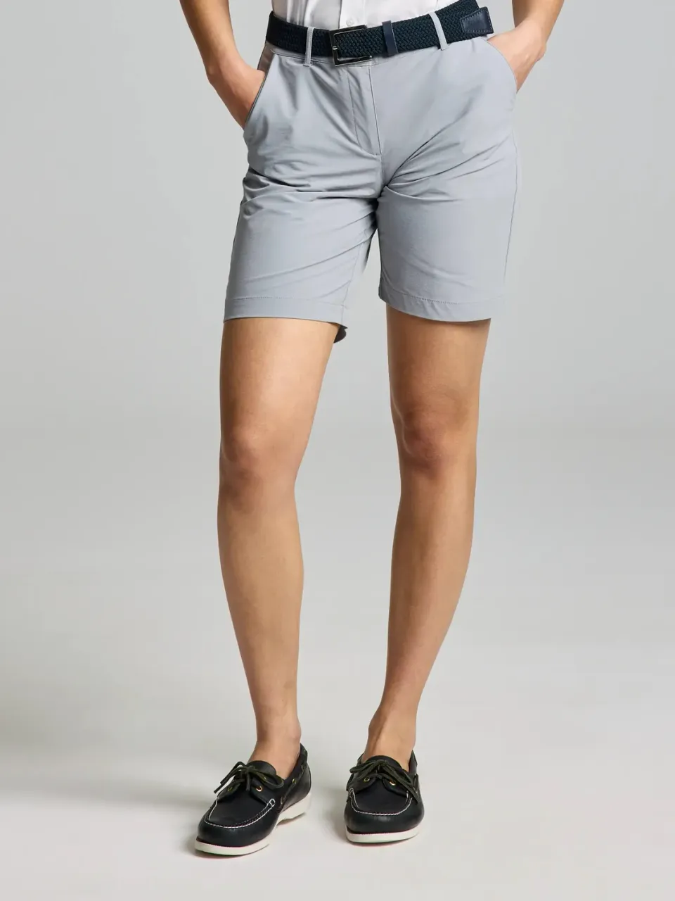 Slam WS Tech Chino Short dameshorts – graphite, lett og hurtigtørkende