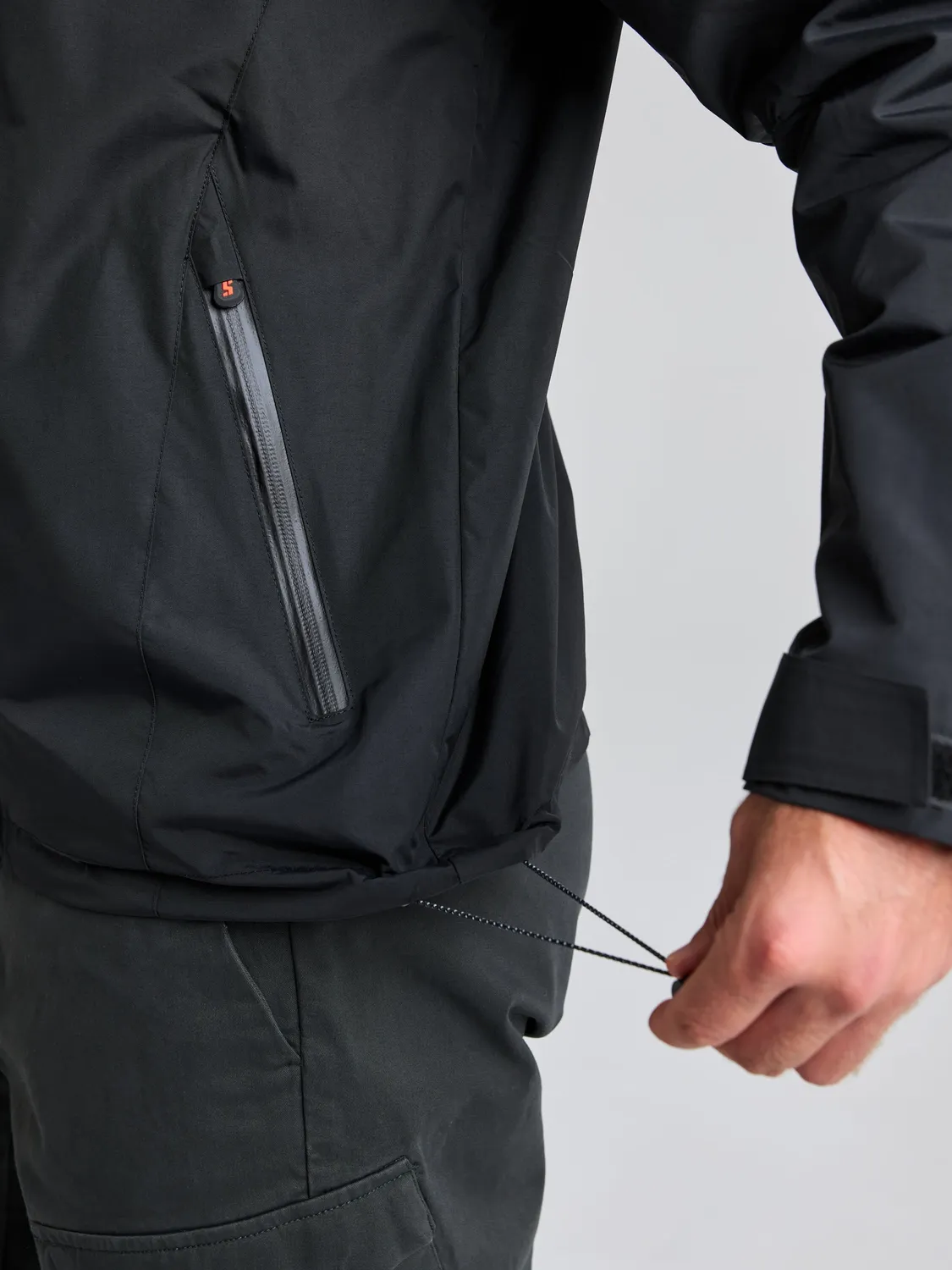 Slam Crew Warm Hooded Jacket seiljakke herre, 5000 mm vanntett