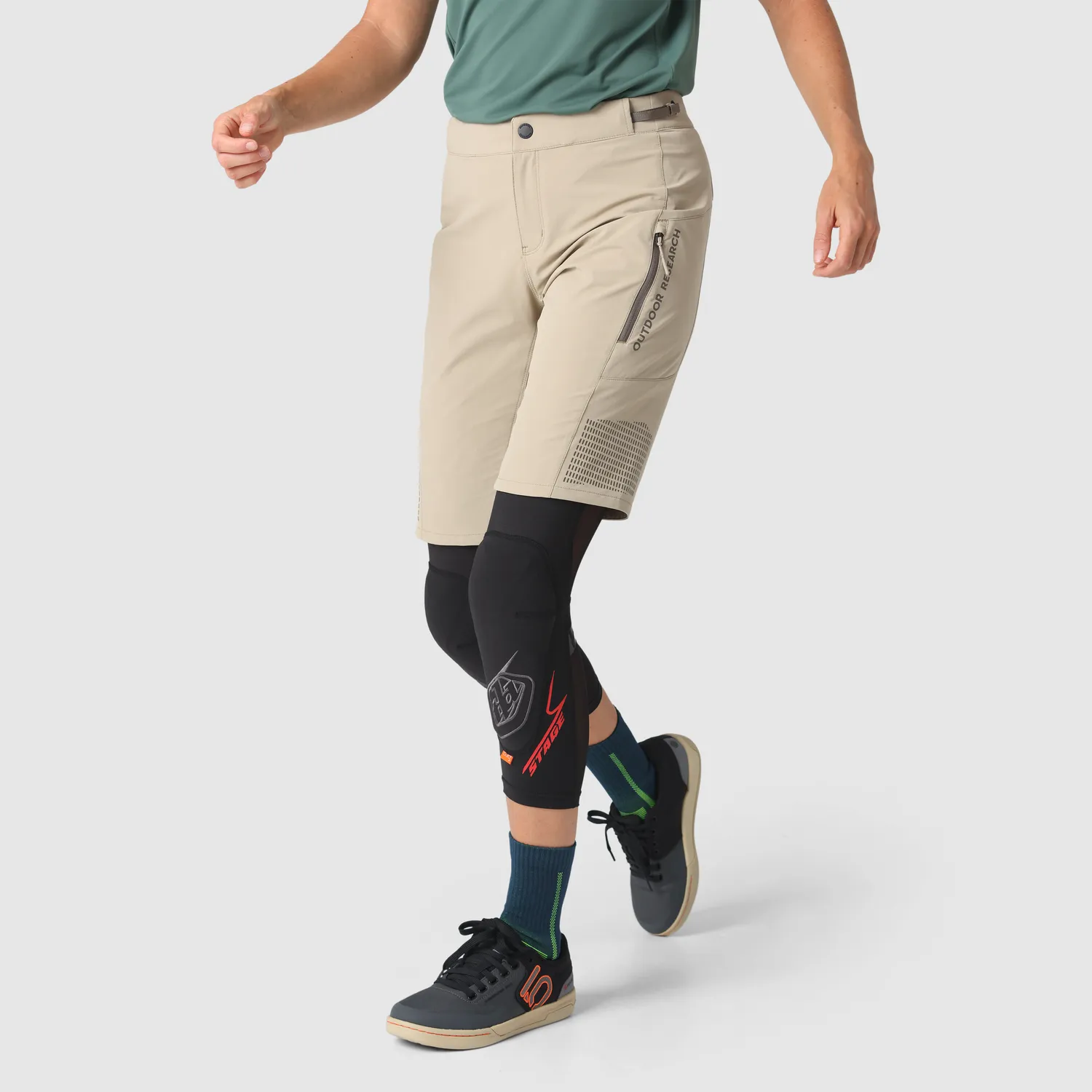 Outdoor Research Freewheel MTB Ride Short sykkelshorts dame stretch