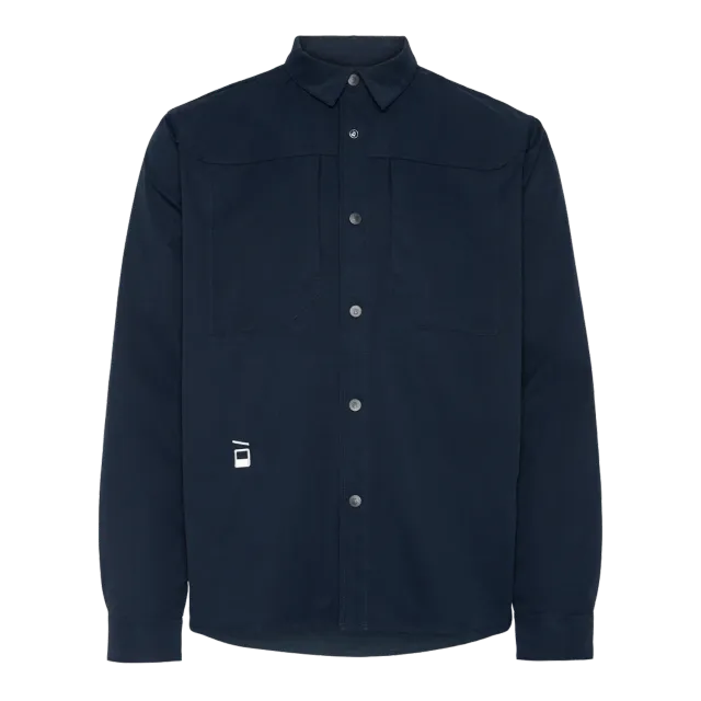 House of Hygge Ripstop Shirt skjorte Navy bomull