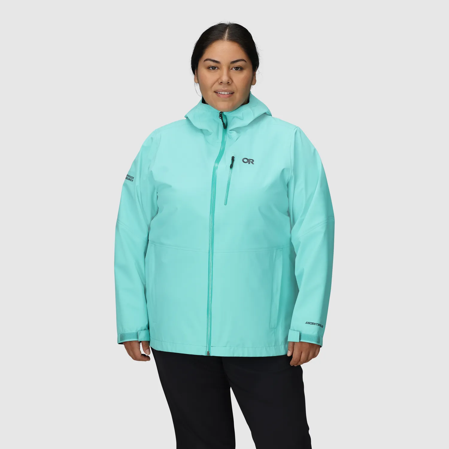 Outdoor Research Aspire 3L Rain Jacket Plus regnjakke 1X vanntett