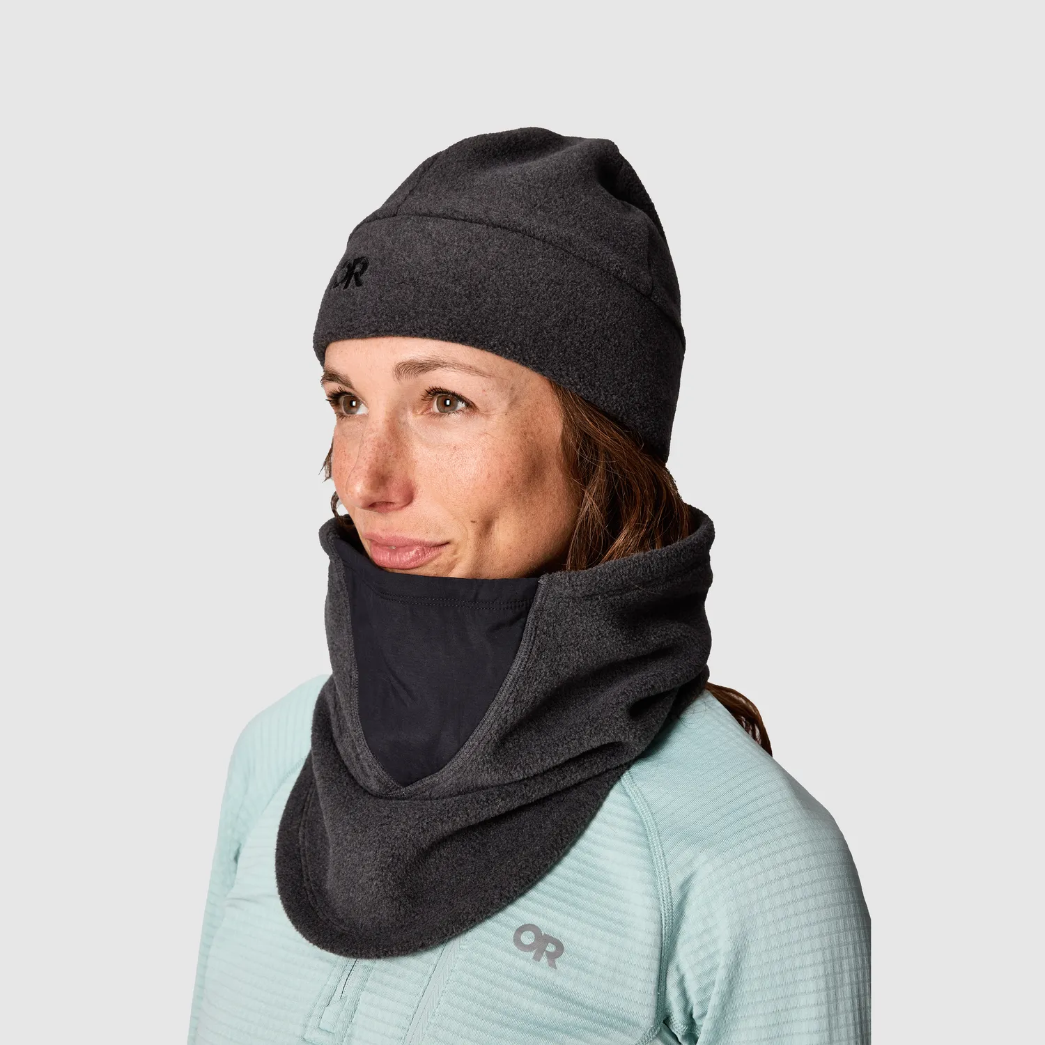 Outdoor Research Polartec 200 Ubertube fleecehals grå UPF 50+