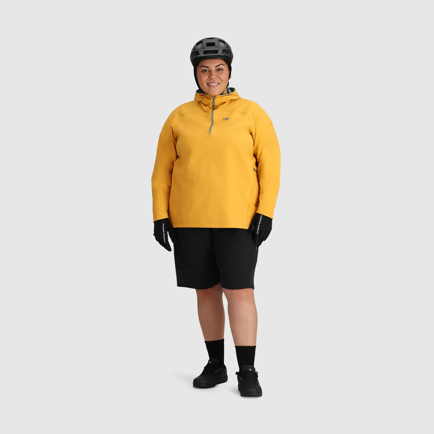 Outdoor Research Freewheel MTB Half Zip Hoodie - Plus sykkelhettegenser 1X–4X
