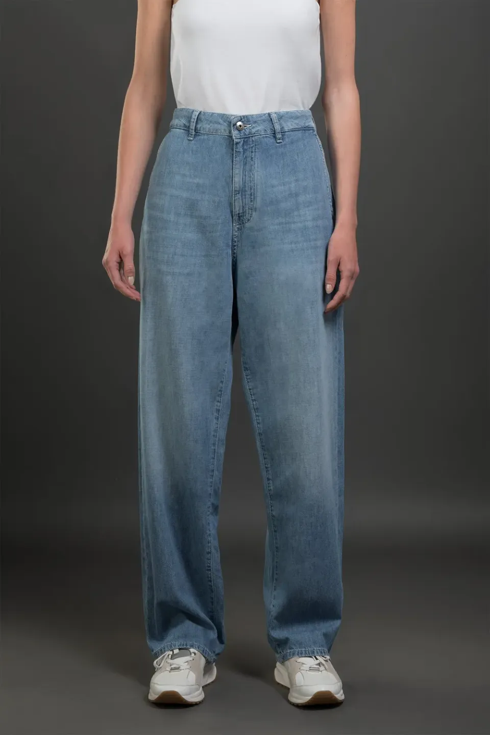 Moorer CABIRIAN-J-LGD LIGHT BLU jeans lyseblå denim