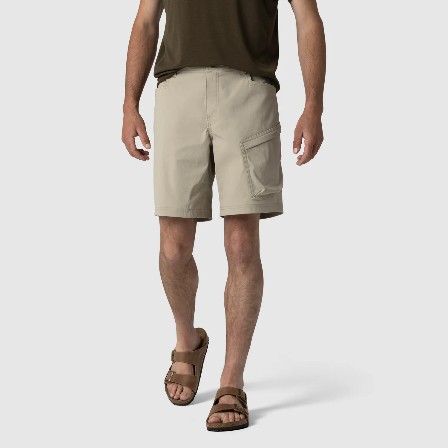 Outdoor Research Timberline Utility Short turshorts herre Ranger Green UPF 50+