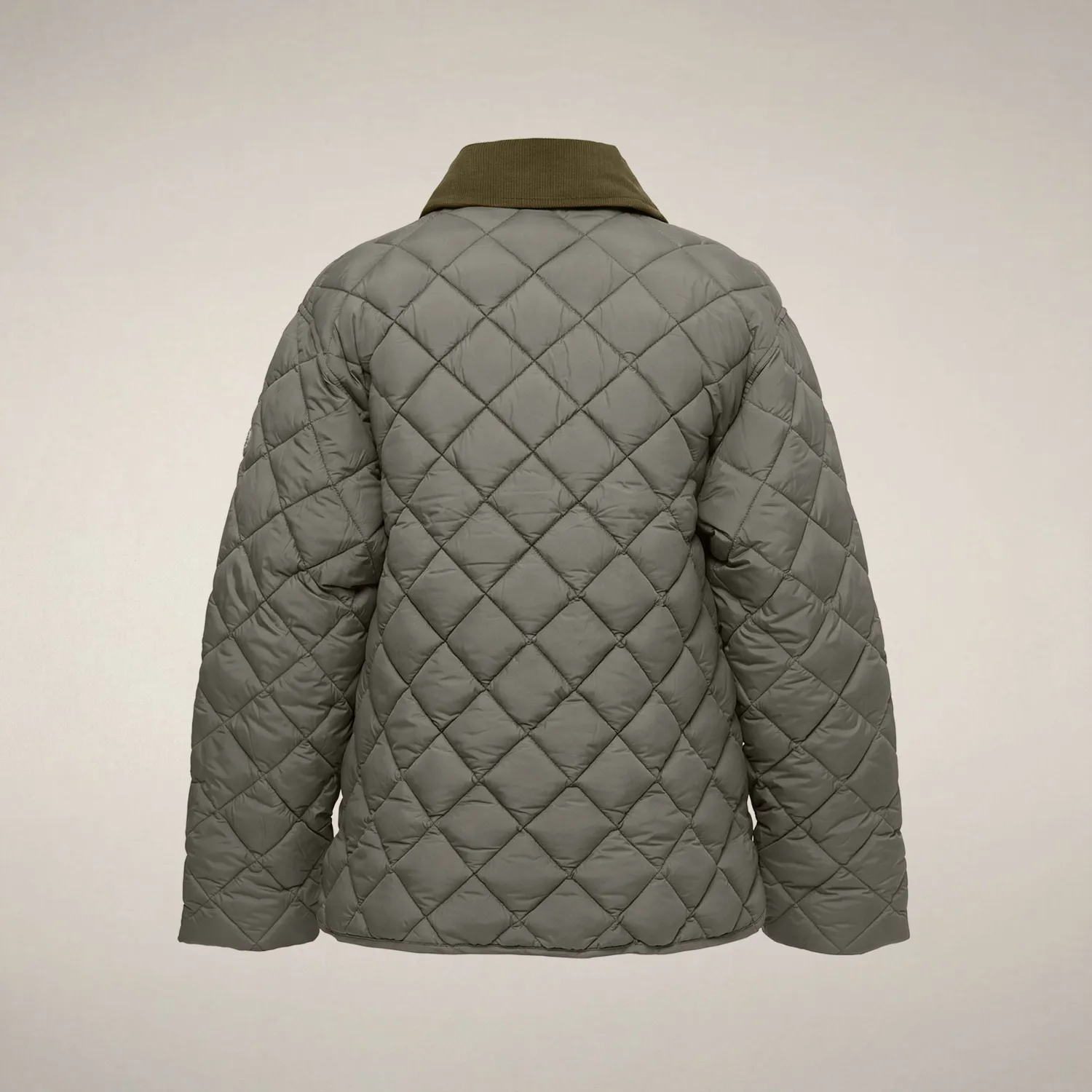 Save The Duck Jodie pufferjakke dame, Gunmetal Grey, avslappet passform