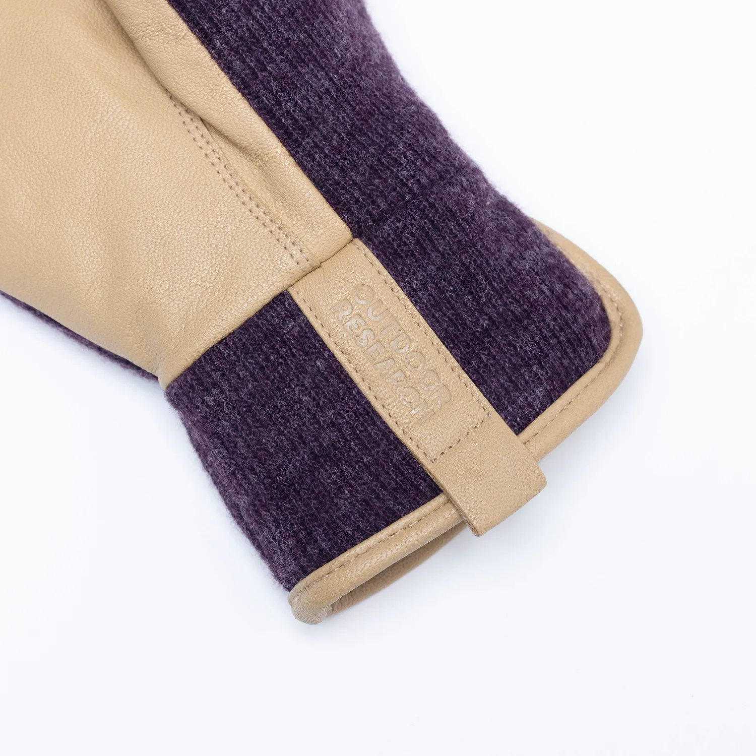 Outdoor Research Flurry Solstice Mitt votter Amethyst/Natural ull
