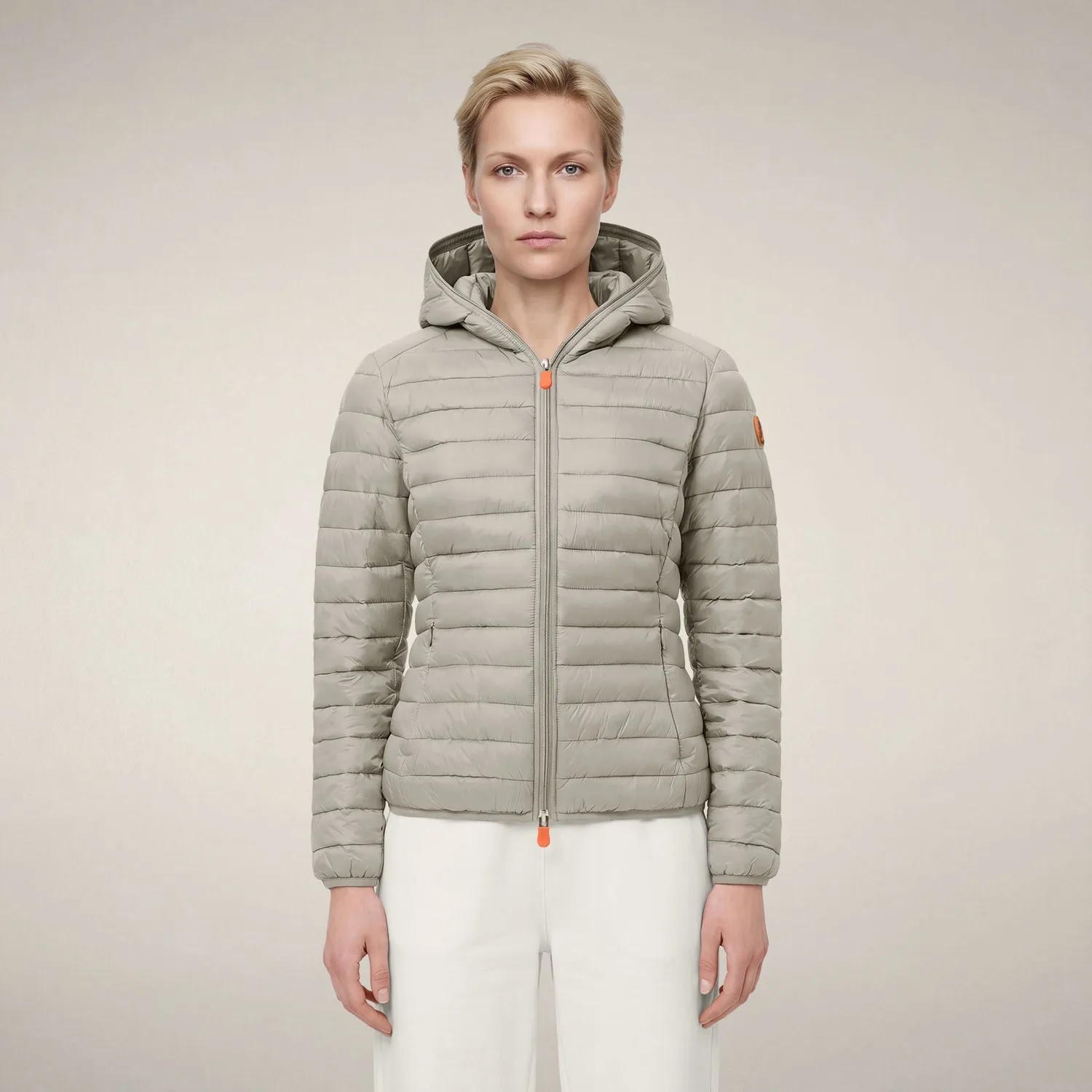 Save The Duck Daisy pufferjakke Rainy Beige XS lett