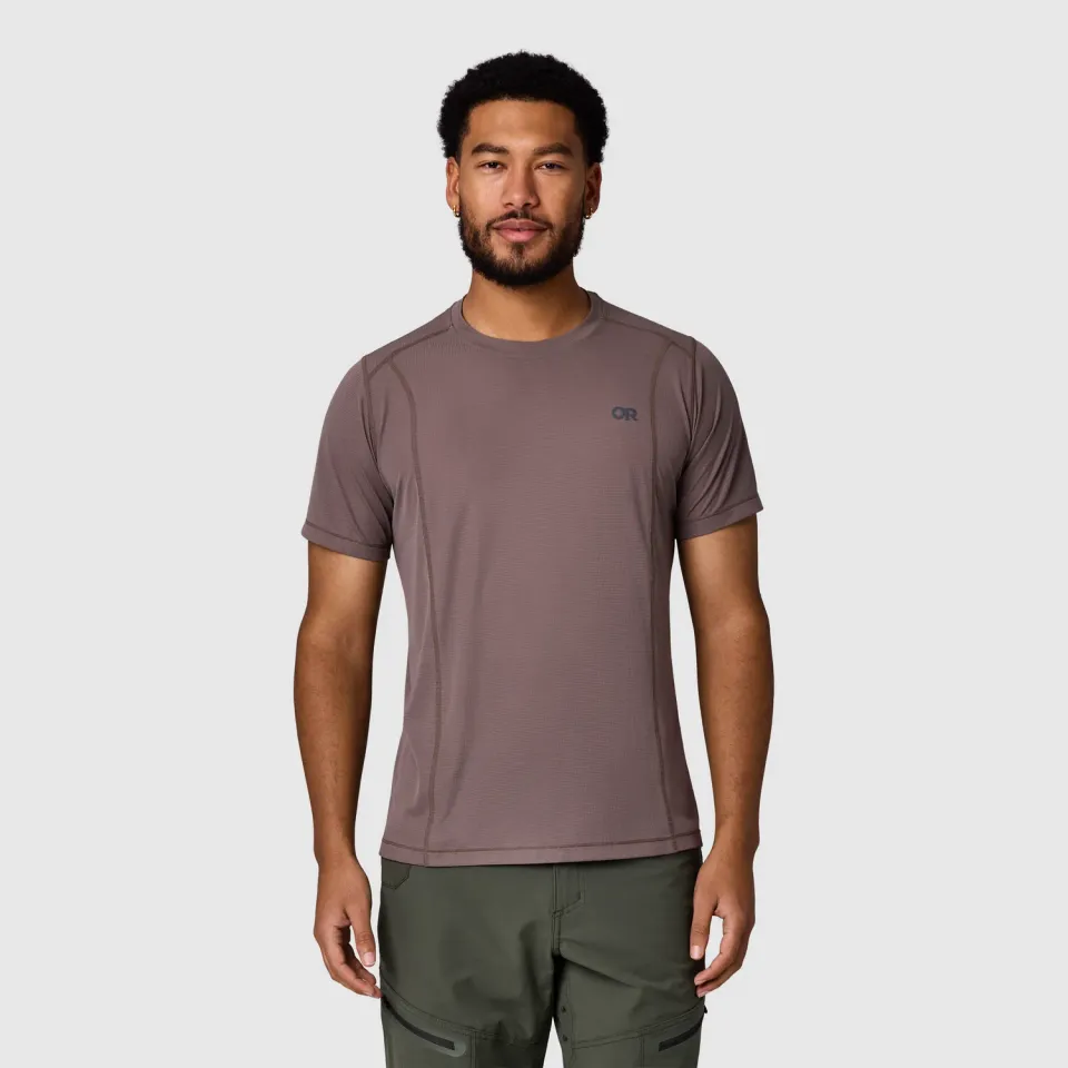 Outdoor Research Echo Men's Echo T-Shirt T-skjorte Gravel S UPF 15