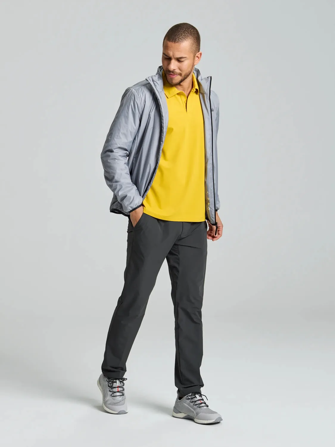 Slam Pro Alpha Lgt Jkt herrejakke Aluminium komprimerbar
