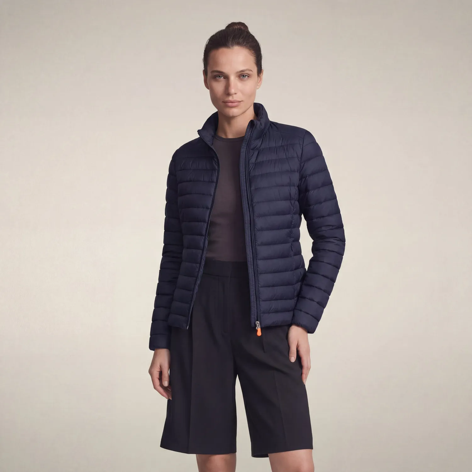 Save The Duck Carly boblejakke dame navy blue Plumtech