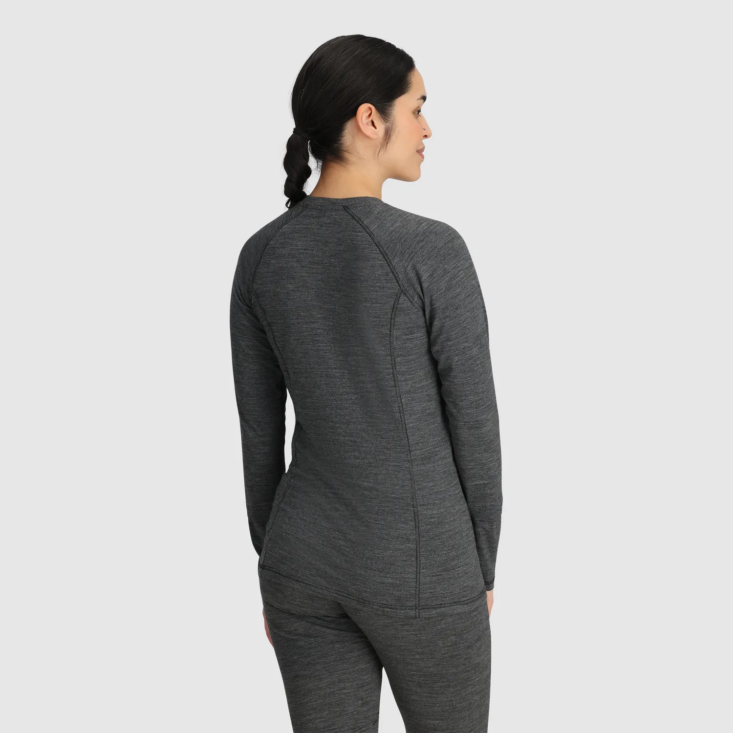 Outdoor Research Alpine Onset Merino 150 Crew ulltrøye Fresh Mint Floral