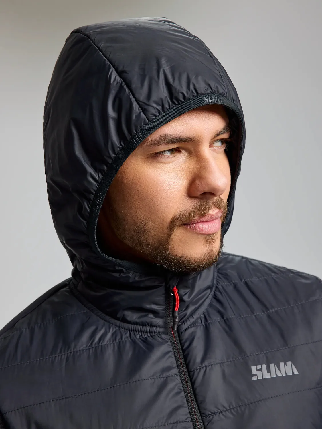 Slam ACT Act Hybrid Fleece fleecegenser herre med hette
