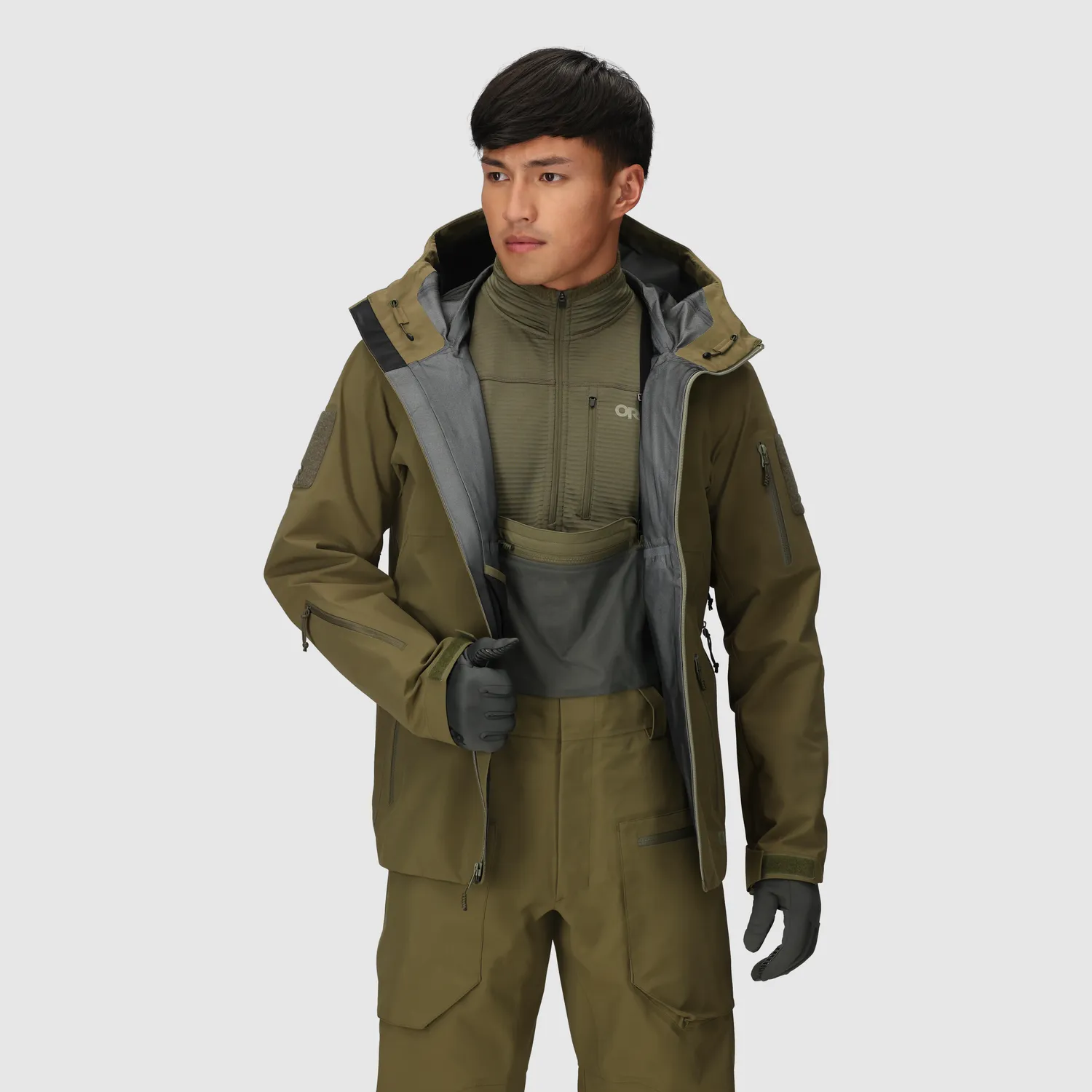 Outdoor Research Allies Mountain II skalljakke Ranger Green