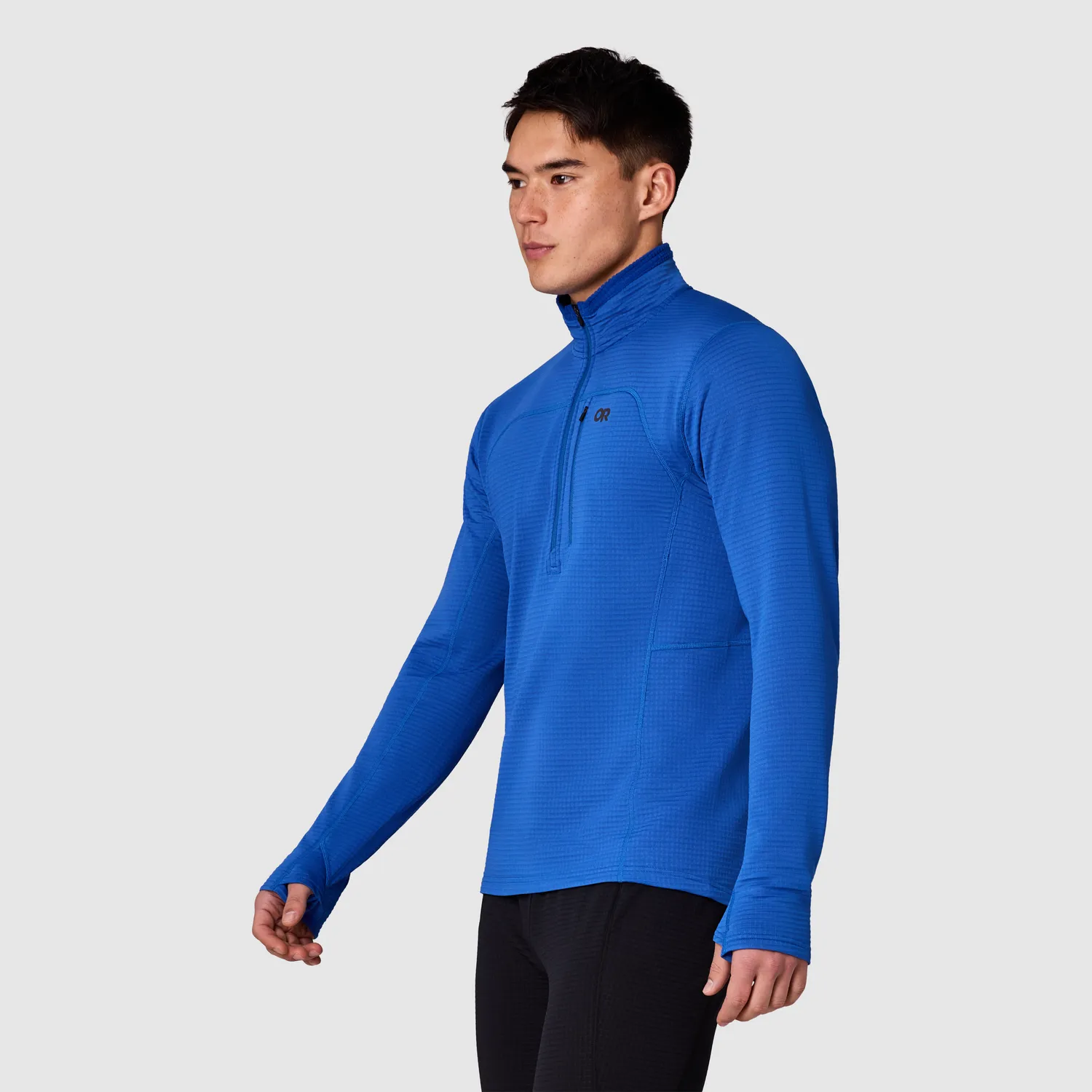 Outdoor Research Vigor Men's Vigor Grid Fleece Half Zip fleecegenser Azurite S ActiveTemp
