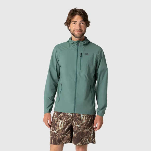 Outdoor Research Men's Shadow Wind Hoodie vindjakke Malachite
