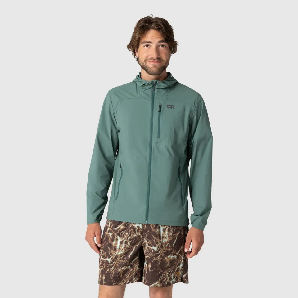 Outdoor Research Men's Shadow Wind Hoodie vindjakke Malachite