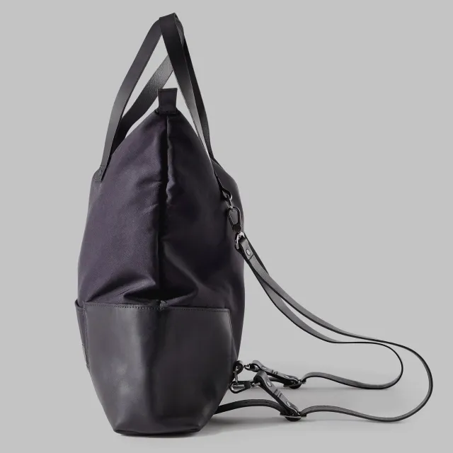 John Partridge Drayton Navy Nylon Rucksack Tote veske 25 liter
