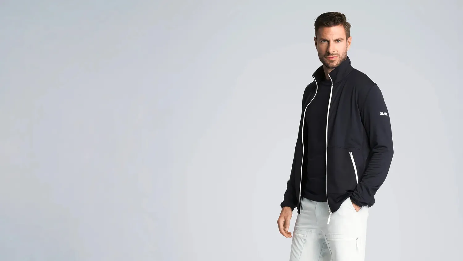 Slam Altura FZ LGT Grid Fleece fleecejakke Dark Navy lett