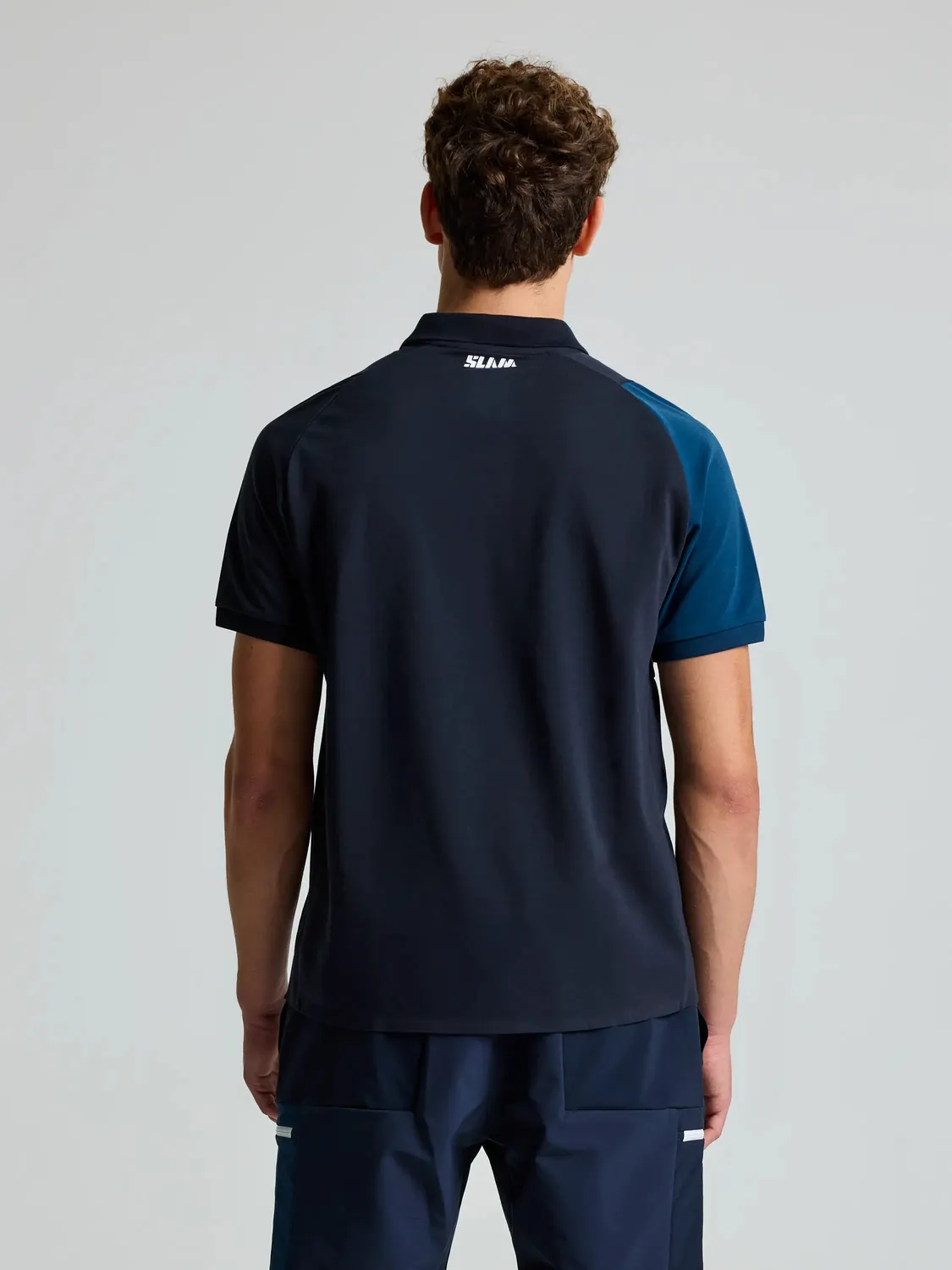 Slam One Design OD DriRelease Polo SS poloskjorte herre blå hurtigtørkende