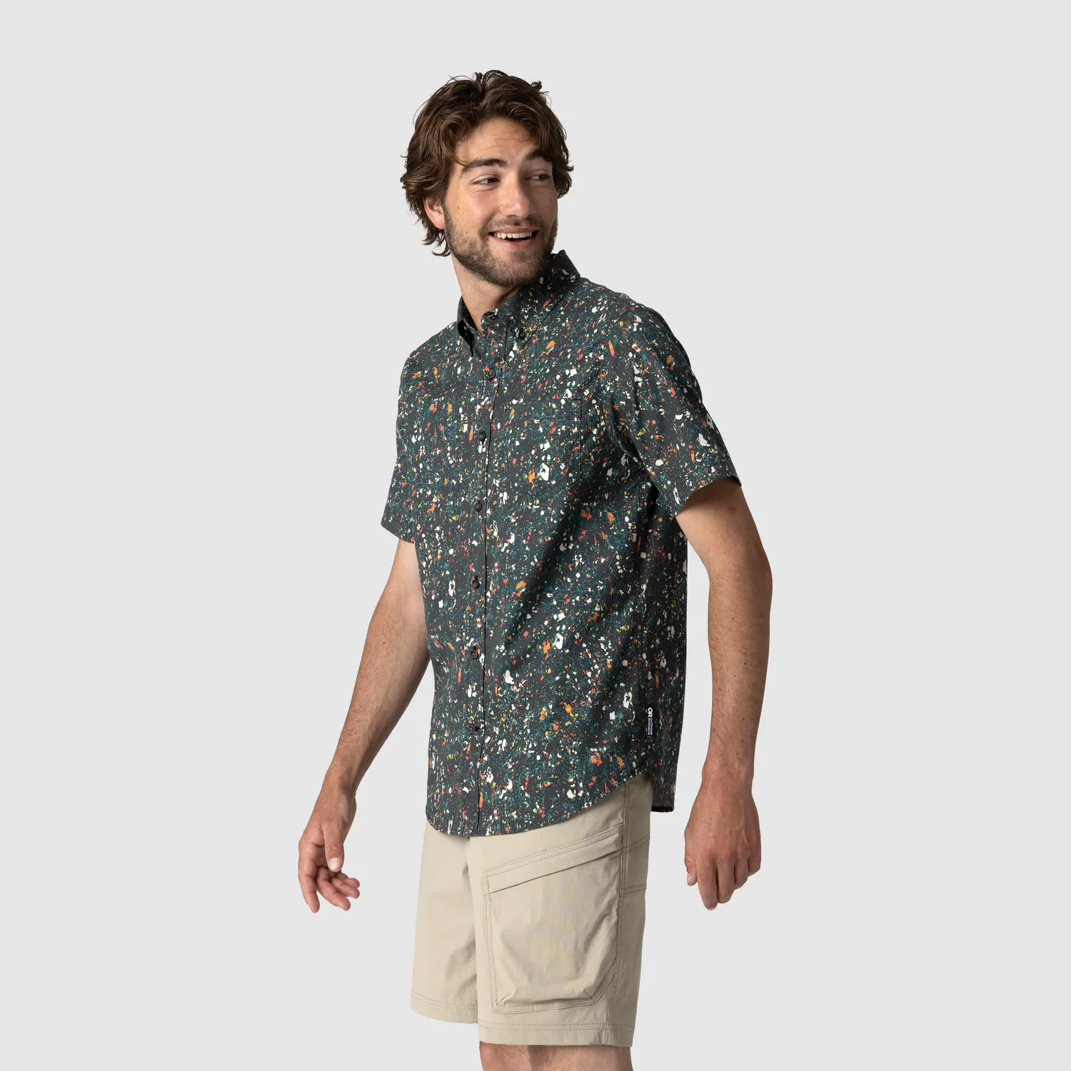Outdoor Research Rooftop Short Sleeve Shirt skjorte Sedona Plaid S bomullsblanding