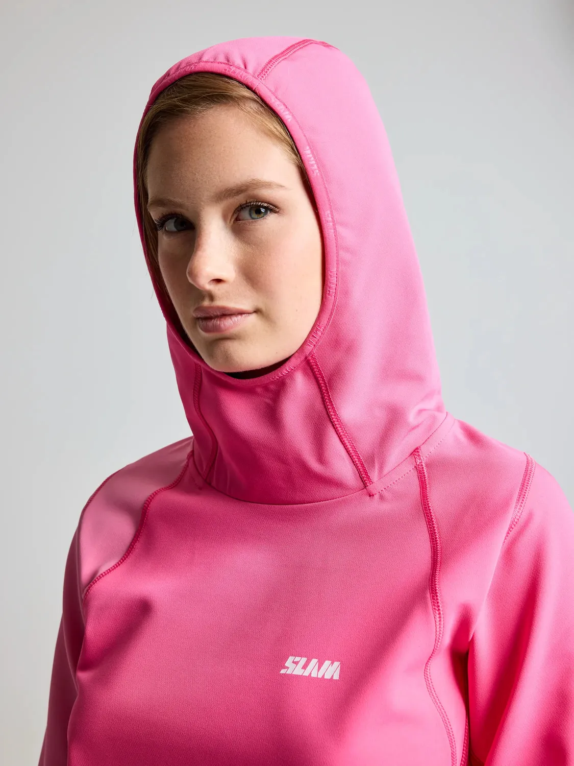 Slam Foil WS Tech Hoodie teknisk hettegenser dame mørk marineblå