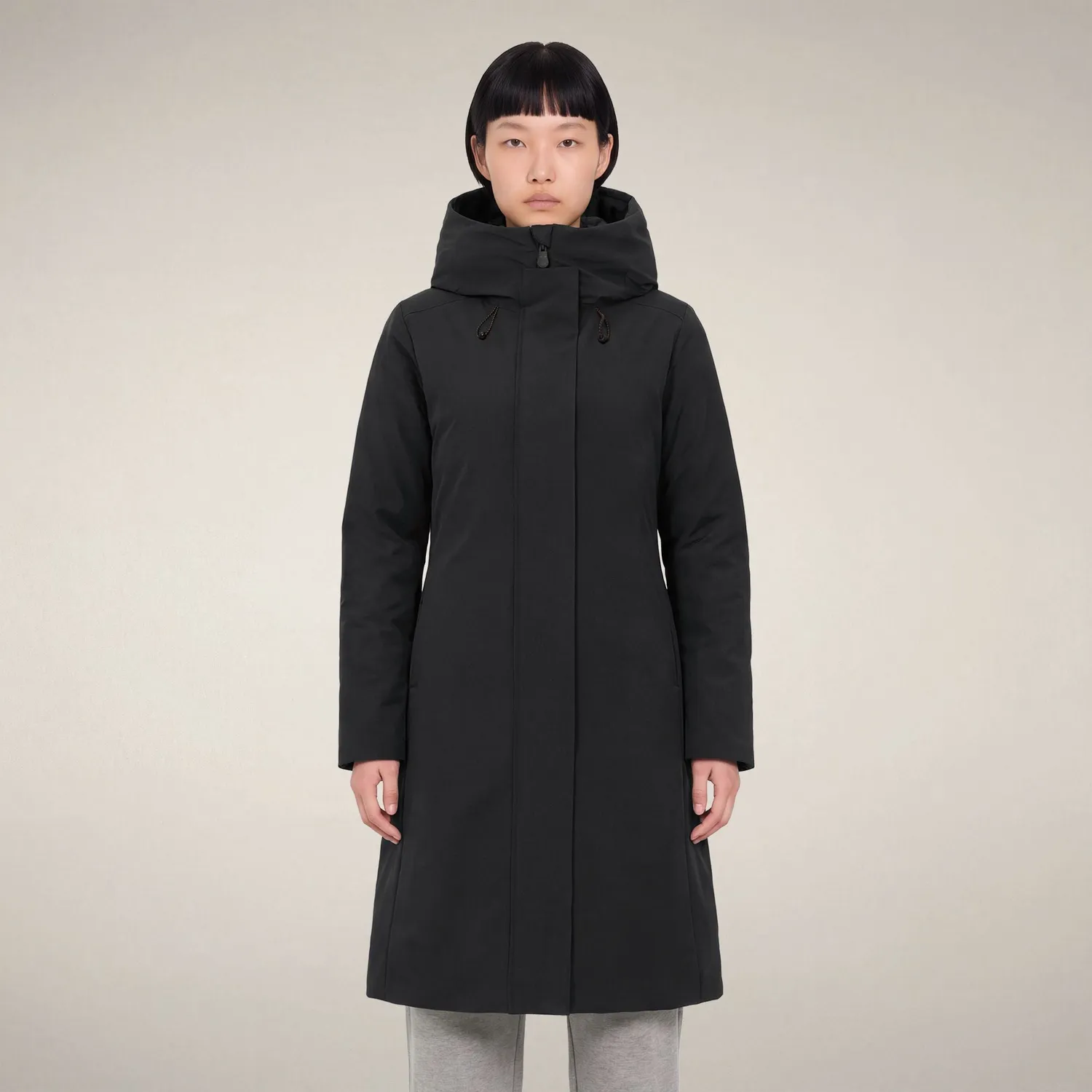 Save The Duck Leandra vinterkåpe dame Black slim fit