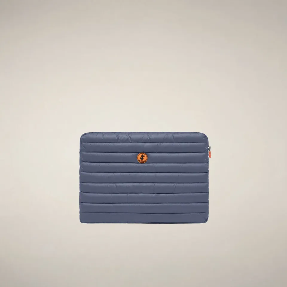 Save The Duck Vesta laptopetui 15 tommer Cornflower Blue quiltet