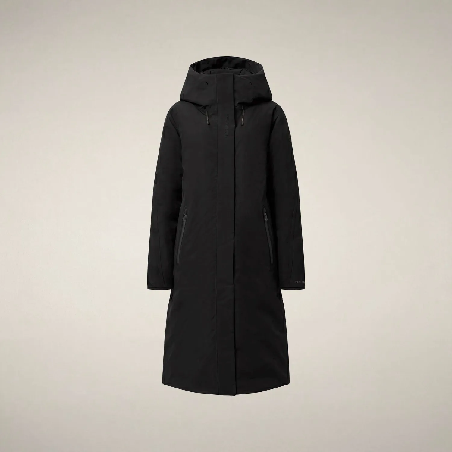 Save The Duck Pro-Tech Kataina parka dame svart vann- og vindtett