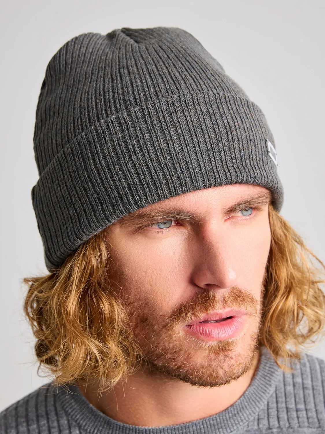 Slam Cable Beanie lue Lead Grey unisex