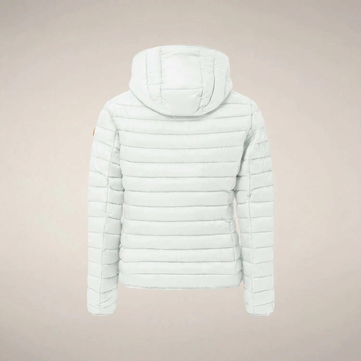 Save The Duck Icons Daisy boblejakke dame offwhite lett