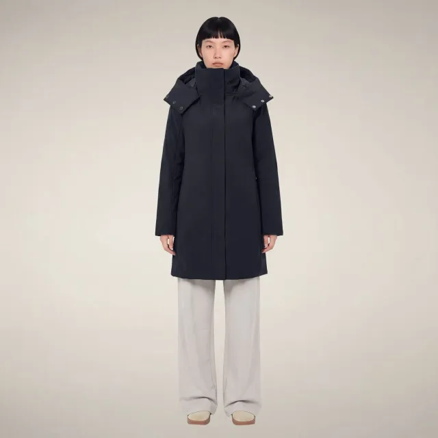 Save The Duck Arctic Lolita lang parkas dame blåsvart
