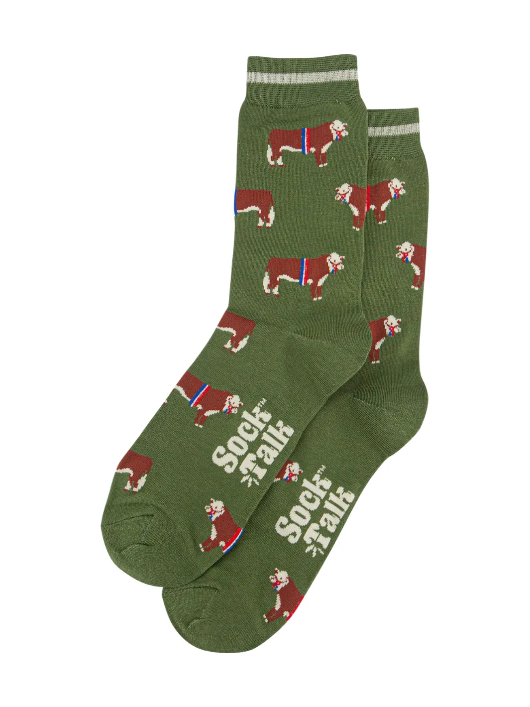 John Partridge Hereford Bull Bamboo Socks sokker grønn bambusblanding