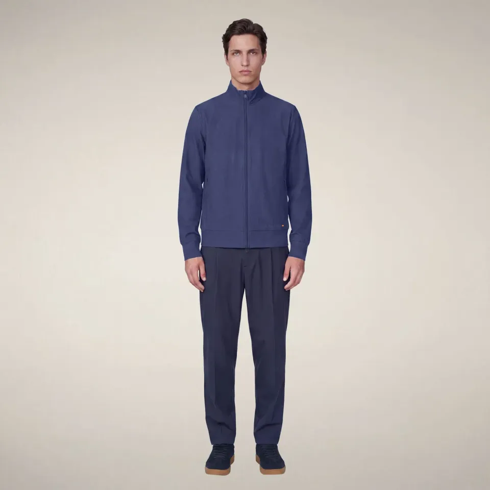 Save The Duck Tulio treningsjakke herre marineblå slim fit