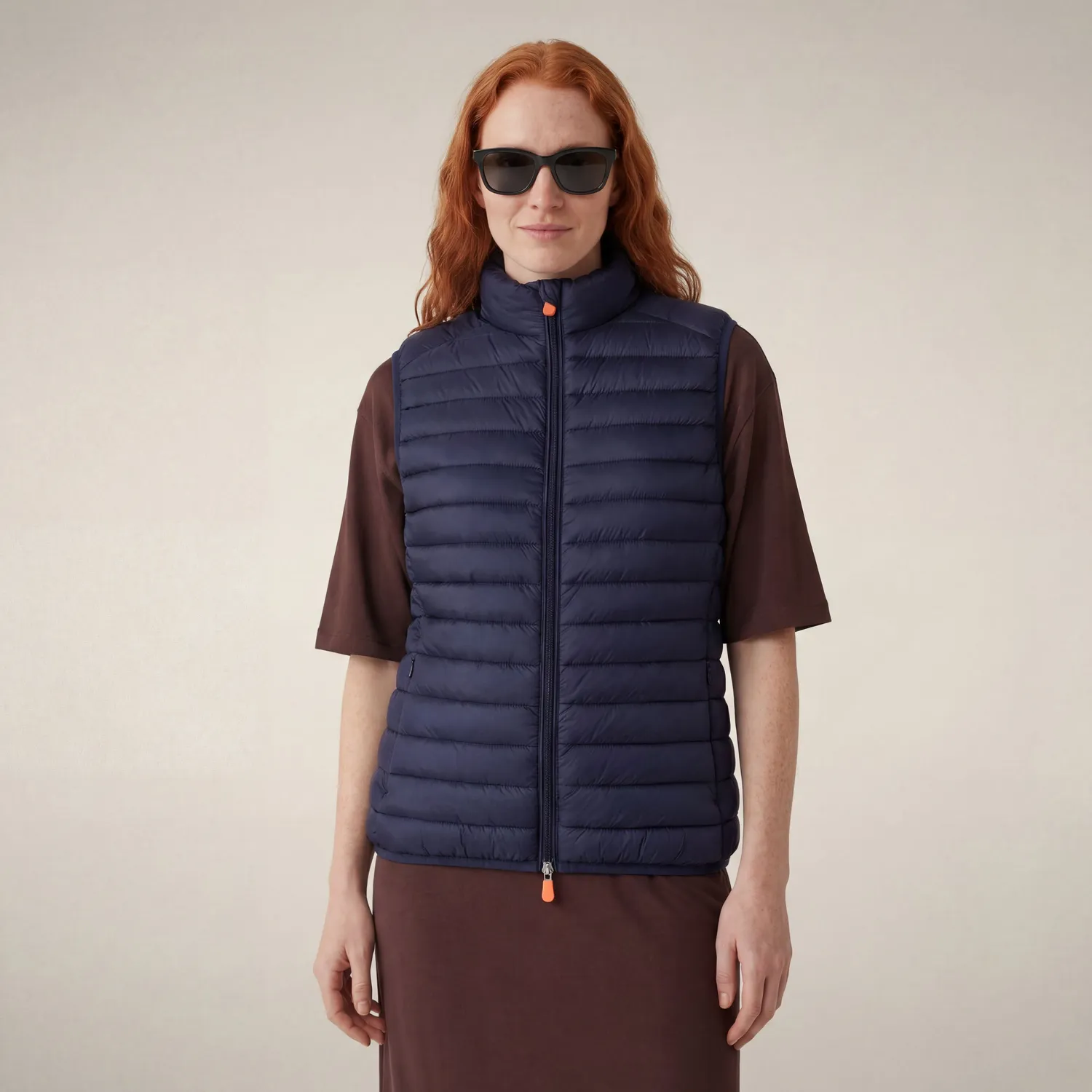 Save The Duck Charlotte vest dame marineblå PLUMTECH