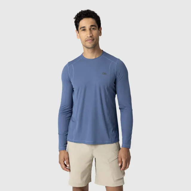 Outdoor Research Echo Men's Echo Long Sleeve Tee langermet trøye, Skyline, lett