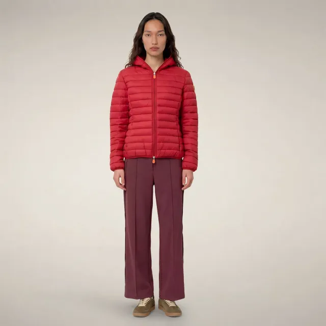 Save The Duck Daisy pufferjakke Dark Red XS lett
