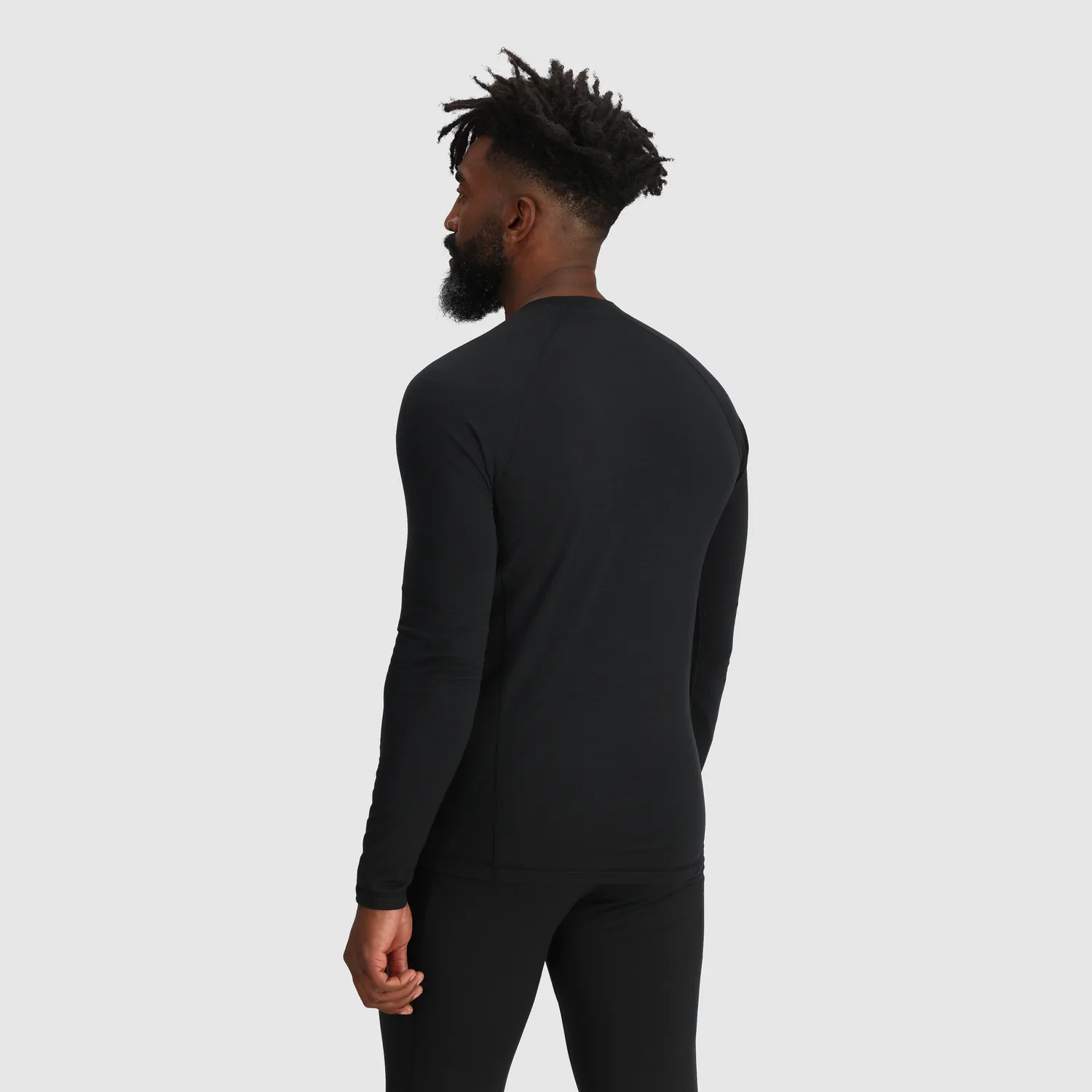 Outdoor Research Alpine Onset Merino 150 Crew ulltrøye Black Heather