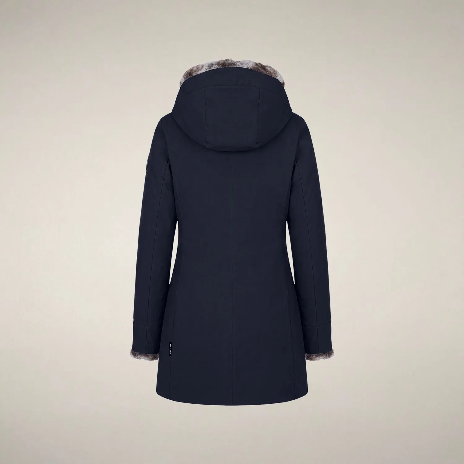 Save The Duck Arctic Samantah parkas dame Blue Black slim fit